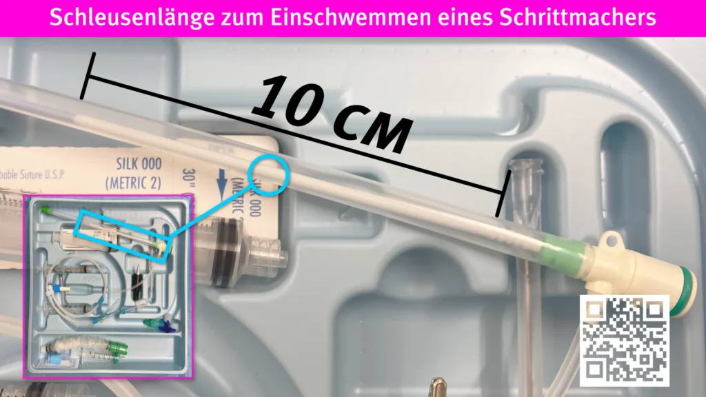 Anlage Schrittmacherschleuse V. brachiocephalica